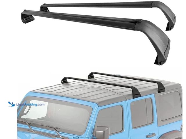 Lot 49-1516422 - Roof Rack Cross Bars for Jeep Wrangler JK JL Gladiator JT Cargo Crossbar 2007-2023, model # B0DFCF1F...