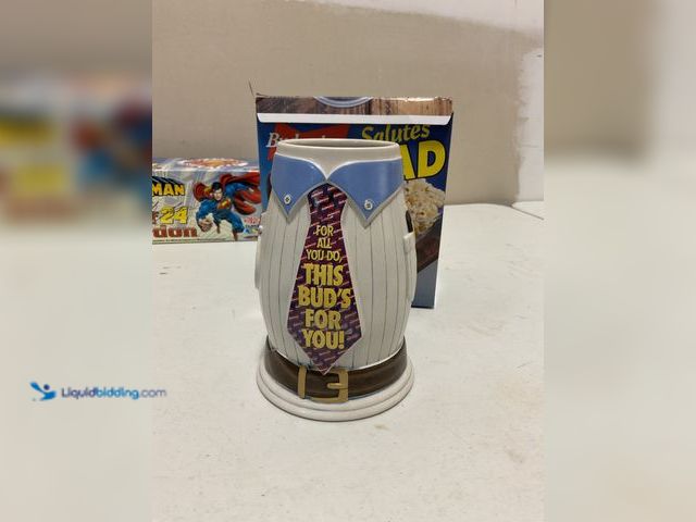 Lot 49-1977883 - Other 1996 ANHEUSER-BUSCH BUDWEISER SALUTES DAD BEER STEIN MUG NEW IN BOX #COINS0723
