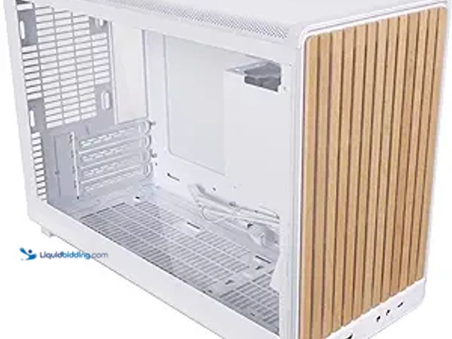 Lot 49-5407326 - Lian Li A3-26.3L Micro Form Factor Chassis - Wood Front & Side Tempered Glass Panel - Supports 360mm...