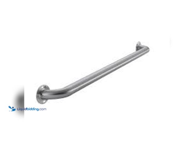 Lot 49-5407581 - Glacier Bay 42 in. x 1-1/2 in. Exposed Screw ADA Compliant Grab Bar in Brushed Stainless Steel. Mode...