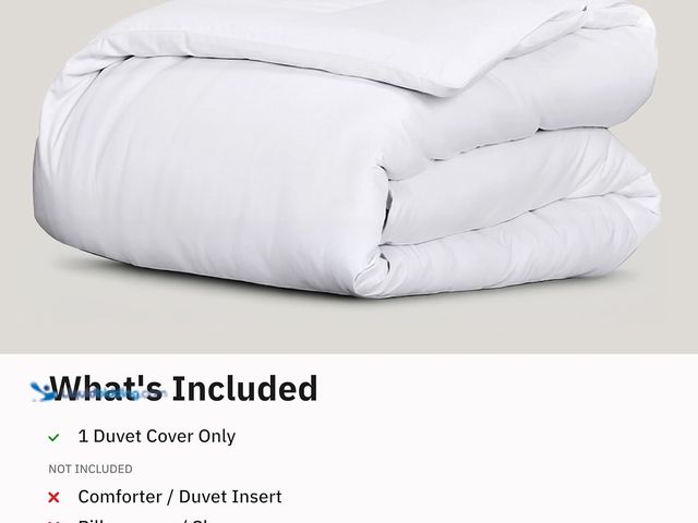 Lot 49-5539606 - California Design Den Duvet Cover Queen Size/Full Size -Winner Good Housekeeping Best Bedding Awards...