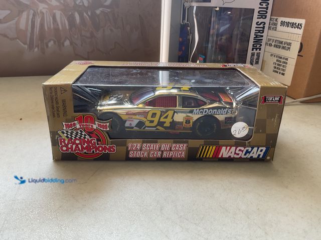 Lot 49-5451655 - Other RACING CHAMPIONS NASCAR 1/24 SCALE DIECAST CAR IN BOX #94 BILL ELLIOTT MCDONALDS  1 OF 4,999