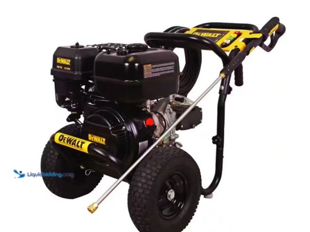 Lot 49-1516318 - DEWALT 4400 PSI 4.0 GPM Cold Water Gas Pressure Washer, model # DXPW61377, unused, attachments inclu...