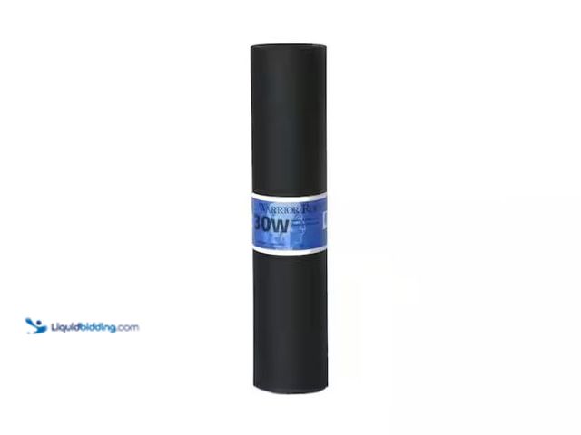 Lot 49-1574625 - Approx. (216) sq. ft. of Warrior Roofing #30 Felt Roof Deck Protection, Model # D414-0, Unused, Scuf...