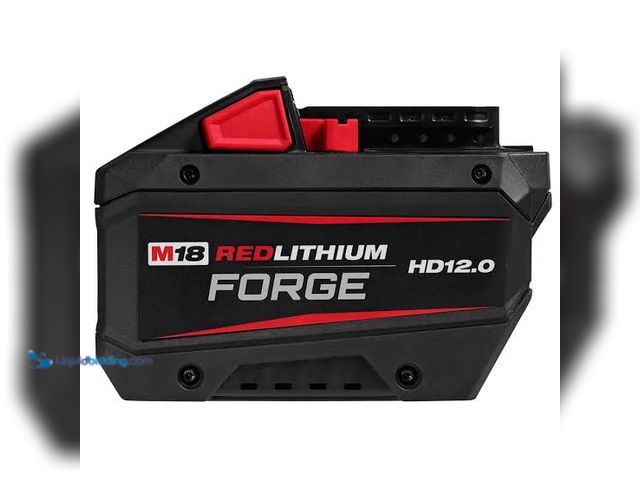 Lot 49-5573125 - Milwaukee Red Lithium Forge Battery HD12.0 M 18, Unused, Works