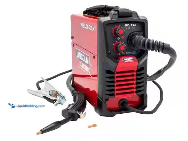 Lot 49-5573170 - Lincoln Electric
WELD-PAK 90i FC Flux-Cored Wire Feeder Welder (No Gas), Used, needs weld tip
