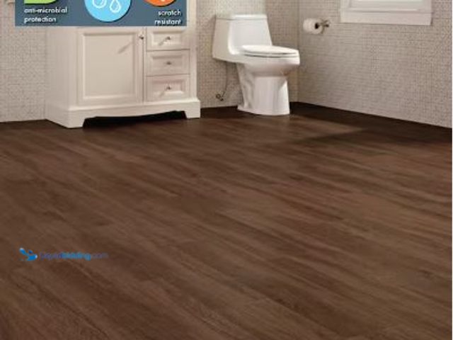 Lot 49-5436830 - Approx. 55 sq ft. Lifeproof Shadow Hickory 22 MIL x 7.1 in. W x 48 in. L Waterproof Click Lock Luxur...