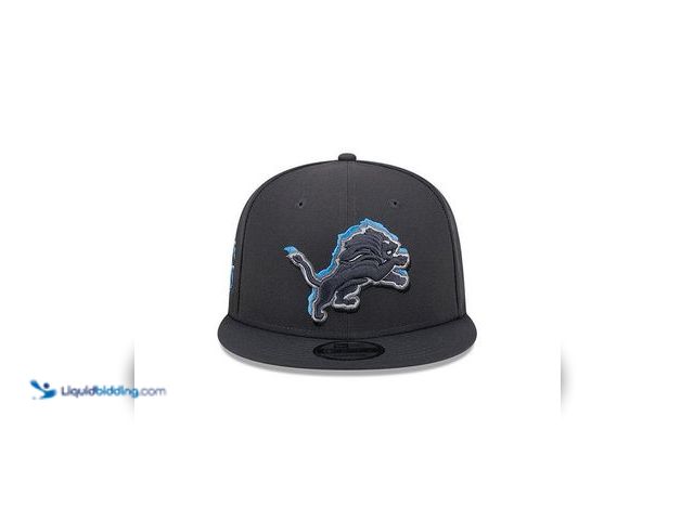 Lot 49-1820265 - 1 New The Detroit Lions Draft cap is here! This 9FIFTY snapback features 3D embroidery on the front ...