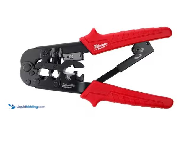 Lot 49-1547697 - Milwaukee Ratcheting Modular Crimper, Model # 48-22-3076, Slightly used.  Ref#SB-1029