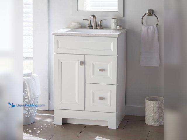 Lot 49-3546994 - Home Decorators Collection
Sedgewood 24.5 in. W x 18.75 in. D x 34.375 in. H Single Sink Bath Vanit...