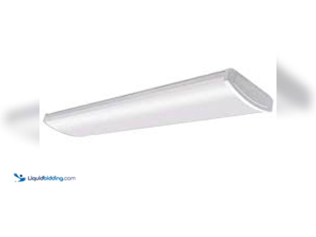 Lot 49-5407145 - Commercial Electric 1-Pack 4 ft. 5200 Lumens LED Wraparound Light Garage Shop Light Office Warehouse...