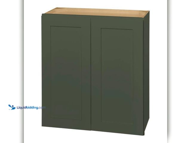 Lot 49-2000695 - Hampton Bay Avondale 27 in. W x 24 in. D x 34.5 in. H Ready to Assemble Plywood Shaker Base Kitchen ...