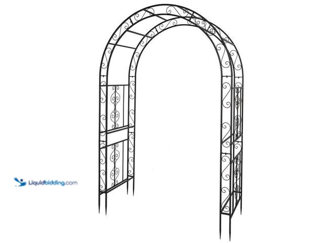 Lot 49-5414128 - Karl home
84 in. x 59 in. Iron Garden Arbor, unused