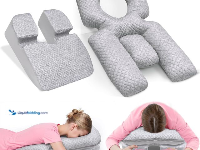 Lot 49-5445917 - Face Down Pillow After Eye Surgery,BBL Pillow After Surgery Stomach Sleeping Pillow,Home Massage Pil...