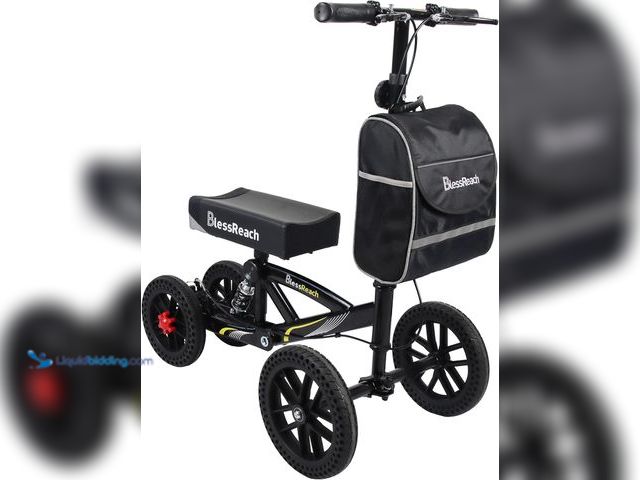 Lot 49-5410820 - All Terrain Foldable Knee Scooter Walker - Economical Knee Walker for Foot Injuries, Compact Crutche...