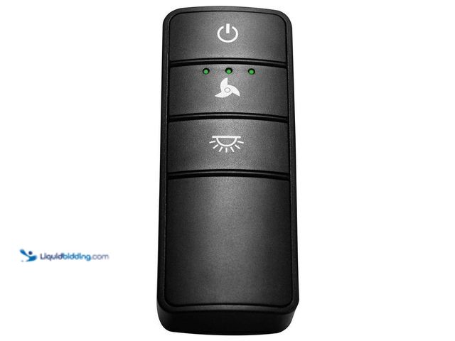 Lot 49-3529060 - Hampton Bay
Universal 3-speed Damp Rated Ceiling Fan Remote Control with Dimming Black (unable to t...