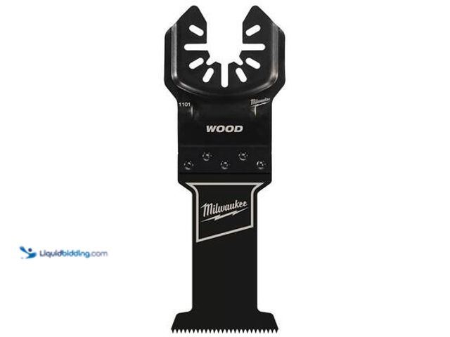 Lot 49-5544487 - Milwaukee 1-3/8 in. High Carbon Steel Universal Fit Wood Cutting Multi-Tool Oscillating Blade (1-Pac...