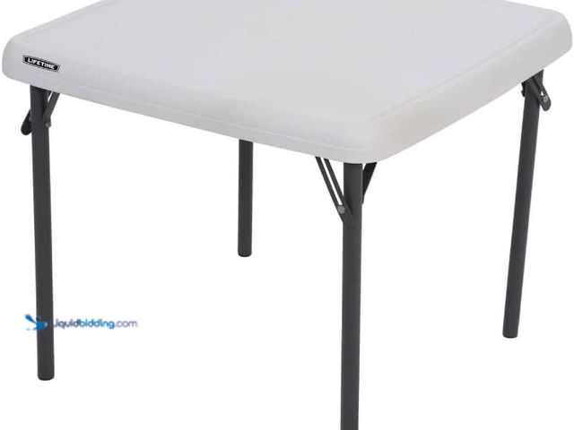 Lot 49-5574269 - LIFETIME 80425 Kids Folding Table, Almond, 24", B00YYJDS7A. Unused