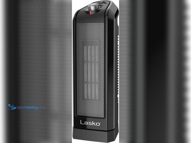 Lot 49-2006584 - Lasko Oscillating Ceramic Tower Space Heater for Home with Overheat Protection, Adjustable Thermosta...