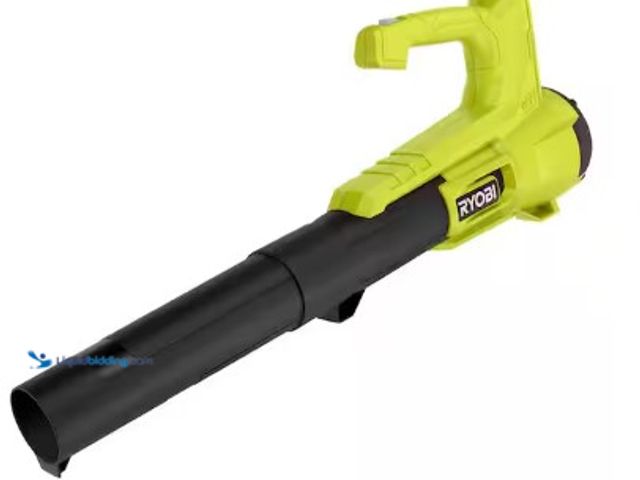 Lot 49-2004425 - RYOBI ONE+ 18V 90 MPH 250 CFM Cordless Battery Leaf Blower (Tool Only), Unused, No battery, No charg...