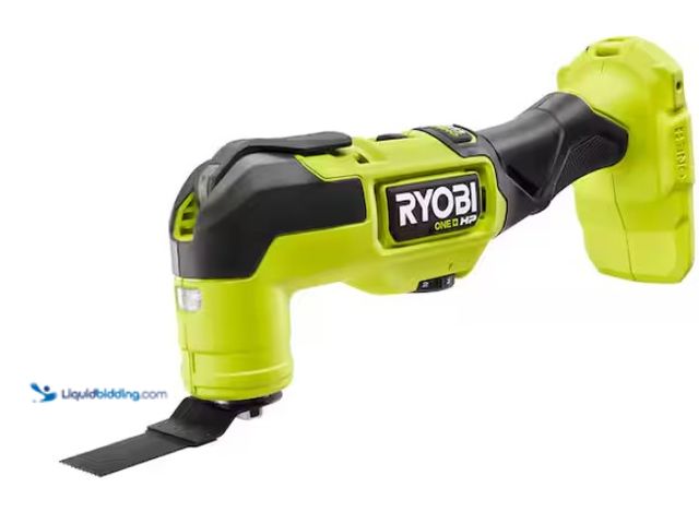 Lot 49-1547855 - RYOBI ONE+ HP 18V Brushless Cordless Multi-Tool (Tool Only) Model # PBLMT50B, Slightly used, Tested ...
