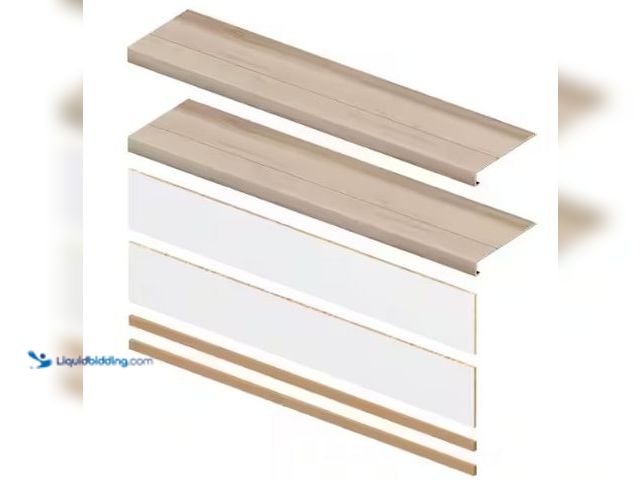 Lot 49-5542407 - VERSATRIM
Muirfield Maple 8mm x 46in x 12in Exact Match Small Square Nose Stair Tread + Riser Combo...