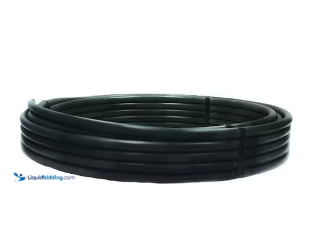 Lot 49-1562557 - Advanced Drainage Systems 1 in. x 300 ft. IPS 100 PSI NSF Poly Pipe, Black, Model # X2-1100300, Unus...