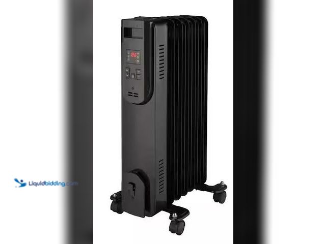 Lot 49-5490089 - Konwin
1500-Watt Black Indoor Electric Oil-Filled Radiator Convection Radiant Space Heater with Rem...