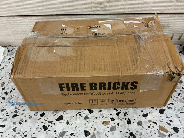 Lot 49-5459727 - Woodstove Firebricks, Fire Bricks, Size 9" X 4-1/2" X 3/4", High Temperature Resistant Fire Bricks R...