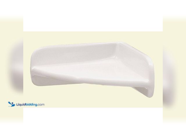 Lot 49-5552020 - QTY 2 -  Lenape
7 in. x 7 in. Ceramic Corner Shelf in White. Model # 170401. New