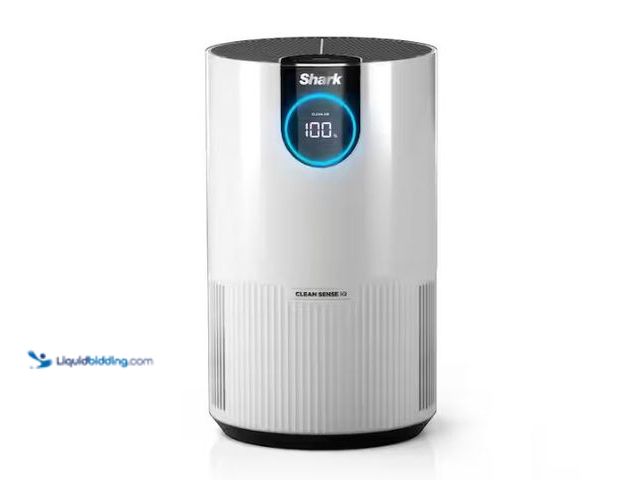 Lot 49-1569439 - Shark True Console 500 sq. ft. HEPA Filter Air Purifier and Cleaner in Whites with Nanoseal, Clean s...