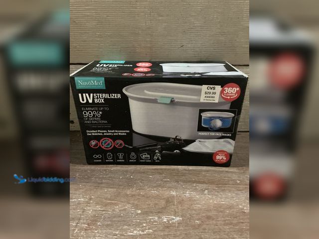 Lot 49-3539515 - NuvoMed Sterilizing Box, White New