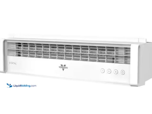 Lot 49-1631843 - Vornado Portal 6.58 in. 3-Fan Speeds Window Fan in with Reversible Exhaust Mode, Weather Resistant, ...