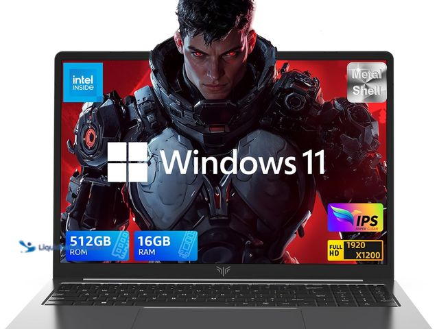 Lot 49-3509979 - Kaigerr 16.0-inch Laptop, 16GB DDR4 512GB SSD, Windows 11 Laptop with Intel 12th Quad-Core Processor...