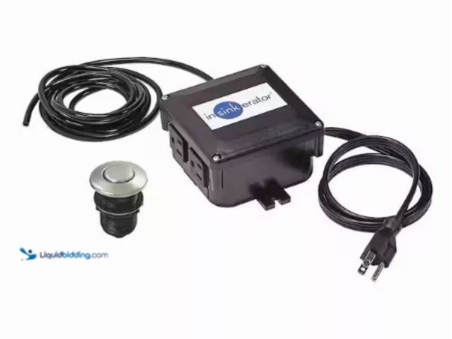 Lot 49-3615666 - InSinkErator Garbage Disposal Air Switch Kit, Dual Outlet Sink Top Switch Button for All INSINKERATO...