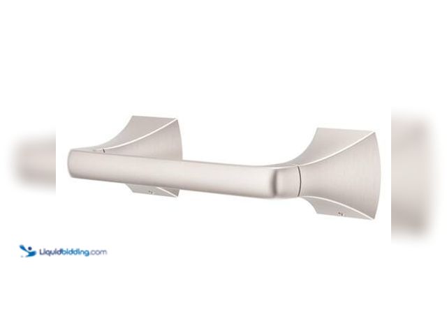 Lot 49-5581557 - QTY 2 - Pfister Bruxie Pivot Toilet Paper Holder in Spot Defense Brushed Nickel Model # BPH-BIE0GS U...