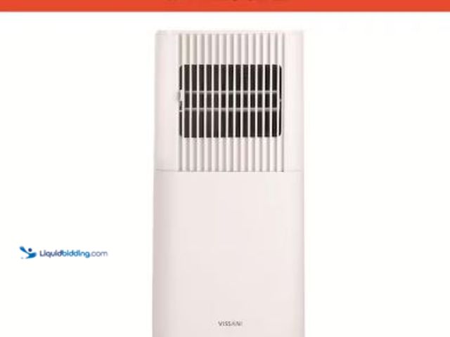 Lot 49-3612584 - Vissani 6,000 (DOE) BTU 115-Volt Portable Air Conditioner Cools 250 sq. ft. with Remote in White, Po...