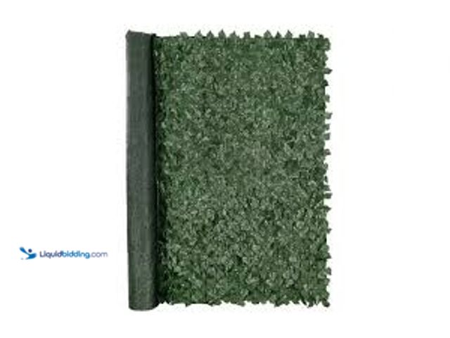 Lot 49-5475716 - VEVOR Ivy Privacy Fence 96 in. x 72 in. Artificial Green Wall Ivy Fence with Strengthened Joint Faux...