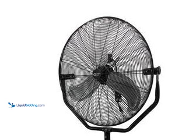Lot 49-5554121 - Commercial Electric Adjustable-Height 30 in. Easy-Assembly Pedestal Fan Model # SFSC1-750S Unused No...