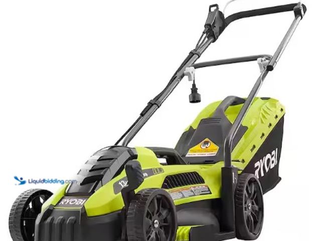 Lot 49-1625871 - RYOBI 13 in. 11 Amp Corded Electric Walk Behind Push Lawn Mower, Model # RYAC130-S, Parts and Repair...