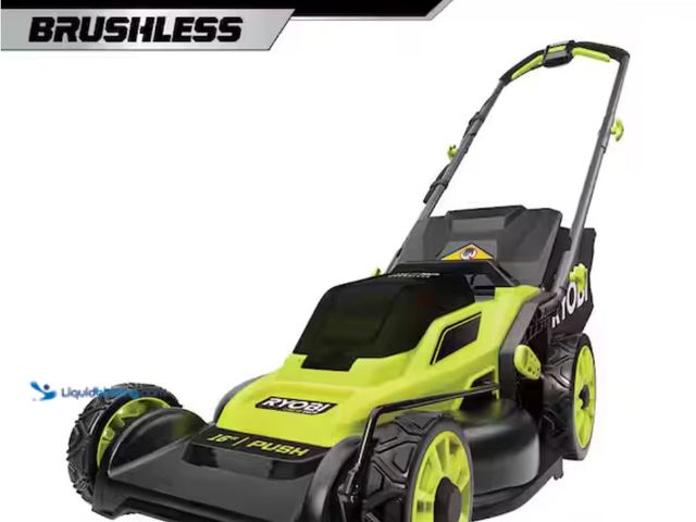 Lot 49-1631087 - RYOBI ONE+ HP 18V Brushless 16 in. Cordless Battery Walk Behind Push Lawn Mower (Tool Only), Model #...
