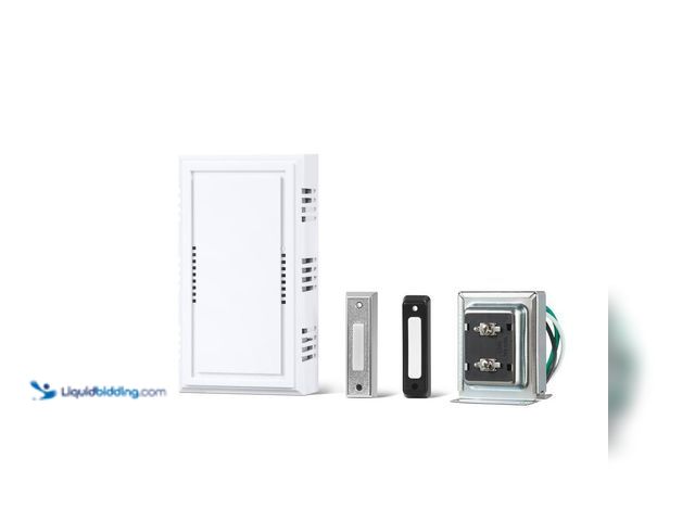 Lot 49-3529056 - Defiant
Wired Deluxe Contractor Doorbell Kit with 2 Wired Push Buttons (attachments included) Unuse...