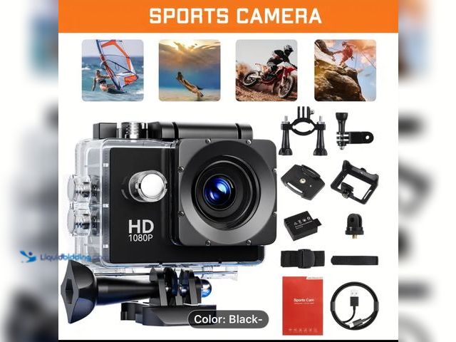 Lot 49-1805030 - New Compact 1080P Full HD Action Camera with 2" LCD Screen