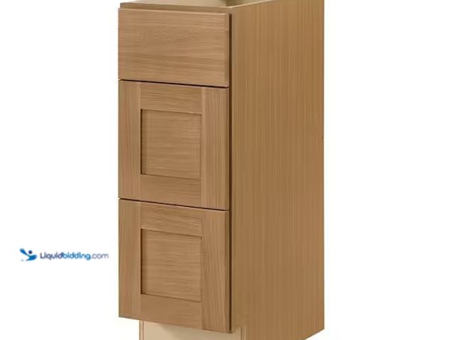 Lot 49-1572275 - Hampton Bay Avondale 12 in. W x 21 in. D x 34.5 in. H Ready to Assemble Plywood Shaker Bath Kitchen ...