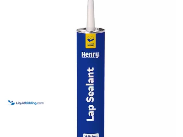 Lot 49-1570042 - Lot of (24) pcs. Henry Single-Ply Roofing Waterproof Lap Sealant (White) 11 oz., Model # HE2612W004,...