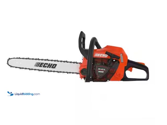 Lot 49-1628001 - ECHO 18 in. 41.6 cc 2-Stroke Gas Rear Handle Chainsaw, Model # CS-4010-18, Used, Unable to test, Has...