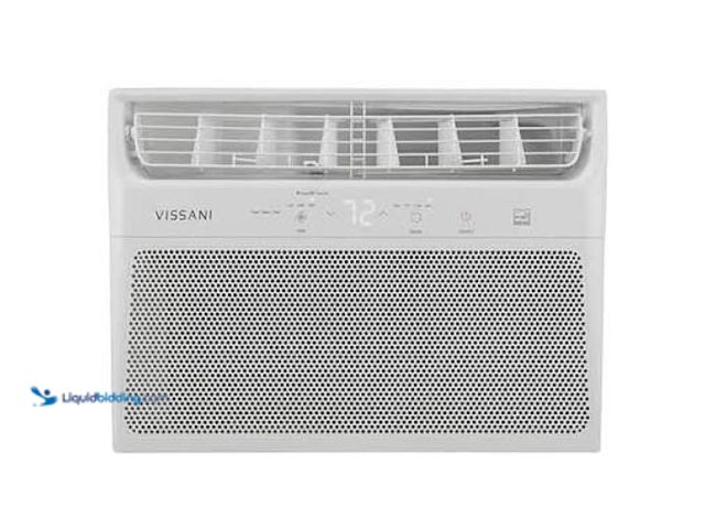 Lot 49-5548898 - VISSANI ULTRA SLIM WINDOW AIR CONDITIONER. MODEL: 1012594440 UNUSED. POWERS ON.