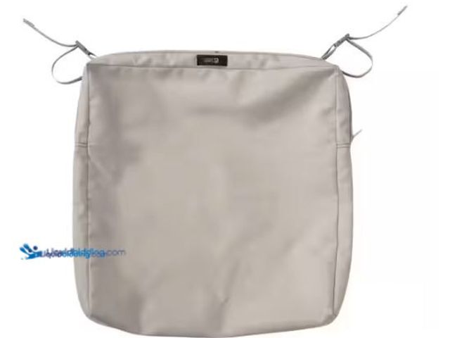 Lot 49-1514967 - Lot of 2 Classic Accessories Ravenna 21 in. W x 21 in. D x 3 in. H Square Patio Seat Cushion Slip Co...