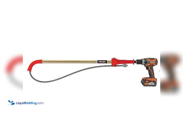 Lot 49-5452010 - RIDGID
K-6P Hybrid Toilet Snake Auger, Cable Extends to 6 ft. with Integrated Bulb Head (Manual or ...