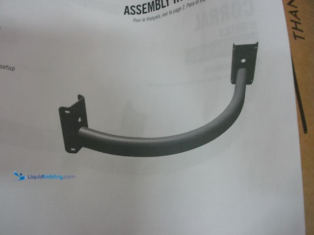 Lot 49-1629195 - Lifetime Tool Corral for Shed, Model # 60013, Unused, Has attachments.  Ref#BIN0716